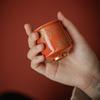 Mo Ji Alum Ouro Vermelho Pintura Master Cup Phoenix Elemento Xiangrui Principal pintado à mão Cerâmica Xícara de chá Home Tea Cup