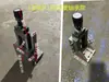 Bloque Deslizante Ranura Cola de Milano Vertical Columna de Mesa Deslizante en L con Varilla Roscada Guía de Banco de Trabajo de Elevación Manual Riel Guía Tipo T