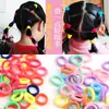 Diademas elásticas para niños, gomas para el pelo, anillos para el cabello, accesorios para el cabello para niñas, alta elasticidad, colores de caramelo, estilo coreano