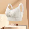 Sujetador Transpirable de Cobertura Total Sin Costuras de Tira Ancha Ultrafina para Tallas Grandes de Verano para Busto Grande - Hace que el Busto Parezca Más Pequeño, Anticaída, Reduce los Rollitos Laterales