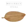 Plato para Snacks de Té de Hoja de Nogal Mesa de Té de Madera para el Hogar Bandeja para Té de Secado de Madera Sólida Bandeja para Tazas de Té de Madera