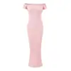 Ay568-26 Vestido Largo Bodycon Sexy de Verano para Chica Caliente Hombros Descubiertos Pura Pasión Ajustado que Favorece la Figura