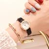 Reloj Lin Xiaozhai Estudiante Femenina Estilo Coreano Simple Lindo Escuela Secundaria Retro Artístico Esfera Pequeña Diminuta Reloj para Novia Par