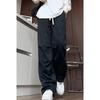 2025 Calças Casuais Masculinas Novas Moda Tie-Dye Calças Sujas Estilo Hong Kong Calças Retas Largas Calças Longas Esportivas Masculinas e Femininas