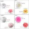 Molde de Silicona de Rosa Estéreo 3D Grado Alimenticio Molde para Pastel Mousse Pudín Festival de Mediados de Otoño Molde para Pastel de Luna Vela Aromática