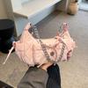 Bolsa de Nicho Bordada con Diamantes para Mujer 2026 Nueva Moda Versátil Bolso Cruzado Primavera y Verano Súper Popular Bolso de Hombro Debajo del Brazo