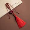Hebilla de anillo de cinabrio para coche, colgante para espejo retrovisor interior de hombre y mujer, adornos al por mayor