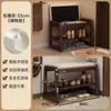 Banqueta para Cambiar Zapatos para Entrada de Casa, Gabinete de Zapatos de Madera Maciza de Lujo Ligero con Asiento, Almacenamiento Integrado para Pasillos Estrechos