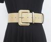 Abrigo de cintura ancha con sello para mujer, ropa exterior de moda, cinturón ajustado a la cintura, traje, suéter, decoración con vestido, cinturón ajustado a la cintura