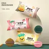 Esponja para Pie de Yema de Huevo, Poliuretano Hidrofílico, Doble Uso para Aplicaciones Secas y Húmedas, Esponja para Pie de Piña, Esponja Específica para Maquillaje