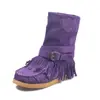 Punto de venta comercio exterior talla grande mujer deseo rusas europeas y americanas botas de nieve invierno botas de algodón