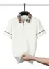 Nueva camiseta polo de comercio exterior para hombre, camiseta casual popular de manga corta de alta gama para verano con cuello camisero, top más vendido transfronterizo