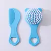 Peine para bebé Traje de cuidado Peine masajeador para cuero cabelludo de bebé Peine para cabello de bebé Cepillo de baño