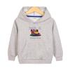 Suéter com capuz para meninos e meninas Outono 2023 novo estilo western infantil camisa de manga comprida primavera e outono casaco casual solto