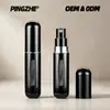 5 8 10 ml Botella Dispensadora de Perfume de Aluminio Anodizado con Relleno Inferior Mini Portátil Botella Spray de Bombeo Automático con Relleno Inferior