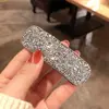 Grampo de Cabelo de Cristal Elegante Versátil Coreano Grampo Popular Brilhante com Raiz de Cabelo de Diamante Clipe de Praia Bb Adulto Acessório de Cabeça