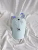 Gorra de Béisbol Bordada con Perro Dóberman de Dibujos Animados y Correa a Cuadros con Lazo Estilo Coreano para Mujer, Gorra de Sol para Primavera y Verano que Hace que la Cara Parezca Más Pequeña