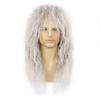Peluca de Amazon europea y americana para hombres y mujeres, estilo rock punk de los años 70 y 80, cabello largo y rizado, peluca de Halloween europea y americana.