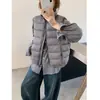 Chaleco de Algodón para Mujer Transfronterizo 2026, Nuevo Estilo Coreano para Otoño e Invierno, Cuello Alto, Chaleco Corto de Algodón, Chaqueta Ligera de Corte Ajustado para Mujer