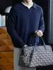 Colección de Invierno Cálido Suéter de Punto de Manga Larga Elástico y Cómodo para Hombre, Grueso, Raglán, Color Sólido, Top de Ajuste Relajado Casual de Negocios