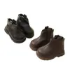 Botas para Niña Botas Martin de Cuero para Niños 2026 Otoño/Invierno Nuevo Estilo Botas de Nieve de Princesa Elegantes Botas Cortas de Felpa de Algodón para Bebé