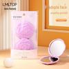 La Meera Rosa HD Espelho Dobrável Dupla Face Tridimensional Dressing Espelho Pequeno Espelho Portátil Maquiagem SY730