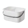 Cesto de Roupa Suja de Plástico Removível por Atacado Cesto de Armazenamento Doméstico Portátil Simples Moderno Cesto de Armazenamento Modular Criativo