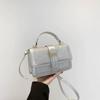 Bolso de tela de moda de celebridades de Internet, primavera 2024, nuevo bolso bandolera de hombro combinable, estilo coreano, pequeño bolso cuadrado para mujer.
