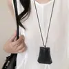 Colar com Cordão de Couro para Óculos de Sol com Fecho de Pressão e Gola Halter, Acessório de Corrente para Suéter Portátil ao Ar Livre para Mulheres