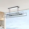 Modelo de Tendedero Elevable Controlado por Mando a Distancia Personalizado para Balcón, Tendedero Eléctrico Inteligente Mini Montado en la Pared Controlado por Mando a Distancia para Uso Doméstico