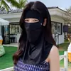 Mascarilla Facial Protectora del Sol, Estilo Ampliado y Ensanchado de Cobertura Total, Tamaño Grande Específicamente para Caras Grandes, Protector Solar, Protección UV, Protección del Cuello, Facekini
