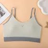 Período de Desarrollo de Chica Deportiva Juvenil Ropa Interior para Mujer Sujetador Push-Up Seamless para Pecho Pequeño Sin Aros Anticaída Ligero y Hermoso en la Espalda