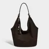 Bolso Tote Esmerilado de Alta Gama Otoño e Invierno 2025 Bolso de Hombro de Cuero Suave Bolso de Axila de Moda Bolso Versátil para el Trabajo