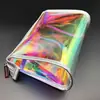 Bolsa de Maquillaje Láser Colorida de Moda Bolsa de Artículos de Tocador de PVC Celebridad de Internet Pequeña Fragancia Viaje Láser Bolsa de Almacenamiento Perezosa