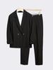 Terno casual com pingente de alta qualidade, terno masculino solto, estilo coreano, bonito, elegante, jaqueta