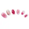 Europeu e Americano Transfronteiriço Mais Vendido Doce Curto Redondo Unhas Usáveis Puro Desejo Unhas Postiças Patches Prontos Manicure Unhas Usáveis Atacado