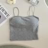Nuevo Estilo Spice Girls Dopamina Hermoso Espalda Descubierta Tirantes Chaleco Cinturón Almohadilla para el Pecho Uso Interior Uso Exterior Adelgazante Hermoso Espalda Top Strapless para Mujer