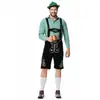 Oktoberfest Alemán 2025 Nuevo Traje de Cerveza para Hombre Disfraz Étnico Tradicional de Dos Colores Traje de Cerveza Oktoberfest