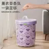 Sacos de lixo antibacterianos com aroma fresco de lavanda, fáceis de rasgar e convenientes de usar, adequados para casa, quarto e sala de estar, eliminam odores de forma eficaz e vêm com alça