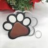 Cuchillo de relieve con forma de garra de gato, proceso de grabado en molde, molde de acero al carbono para bricolaje, fabricación de tarjetas de felicitación, plantilla de corte para álbumes de recortes