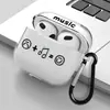 Funda Protectora para AirPods 4 Airpods1/2/3 Auriculares Bluetooth de Apple Expresión Musical Graffiti