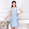 Delantal de Princesa Fabricante Moda Nuevo Delantal Floral para Mujer Sin Mangas Impermeable Cocina Engrosado Ropa de Trabajo Mayoreo