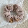 Ligas de Lana para Otoño e Invierno, Dulces Cuerdas para el Cabello, Pequeños Regalos, Ligas de Felpa, Accesorios para Cabello Grueso, Lazos de Encaje, Ligas de Goma para Mujer