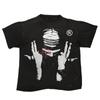 2024 top retro holgado de moda urbana deportiva y2k de hombre europeo y americano transfronterizo camiseta de manga corta para hombre y mujer