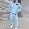 Amazon Cross-Border Nova Moda Street de Venda Quente para Homens e Mulheres Moletom com Capuz de Veludo Estampado Conjunto Hoodie Estilo Quente