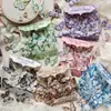 Paquete de Pegatinas Poesía Azucarada Transfronteriza: Serie Mariposa Vintage, Pegatinas Decorativas para Diario de Mariposas Retro, 25 Hojas en 6 Diseños