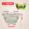 Molde Hexagonal Criativo para Vaso de Flores Modelo Clássico Doméstico para Bonsai Produtos de Cimento Bandeja de Flores Caseira Molde de Construção de Plástico