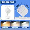 Luz de riel GX53 transfronteriza de 110v sin fuente de luz principal, uso comercial para salas de estar, tiendas de ropa y salas de exposiciones, foco de riel LED de tres colores
