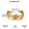 Pulsera Ancha de Metal Chapado en Oro Estilo Nuevo Europeo y Americano de Margarita para Mujeres Joyería de Mano de Planta con Flores Pulsera con Forma de Mariposa Corazón Venta al por Mayor