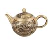 Bule de cobre Copo de vinho pequeno de cobre Chá doméstico Gota de água Pote de vinho Cobre Artesanato semi-artesanal Ornamentos Latão Único Pote
